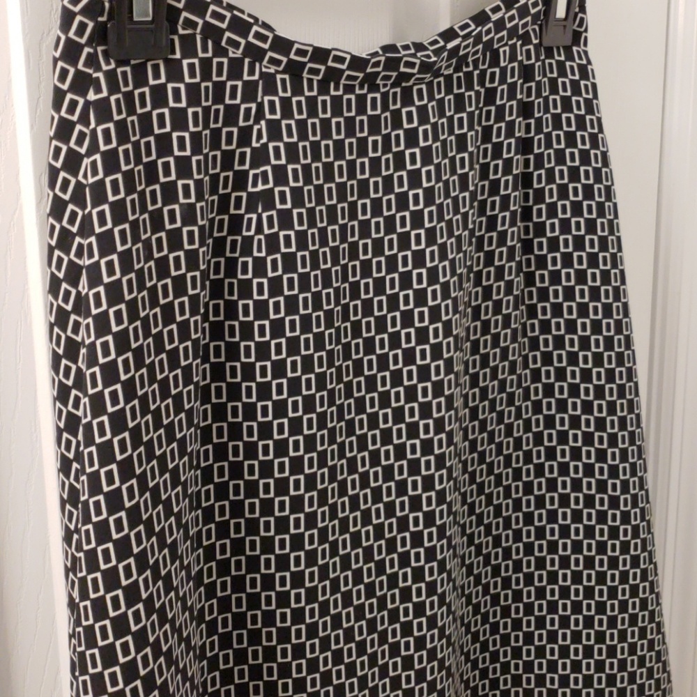 Work Professional Business Skirt Black and White - Picture 2 of 4